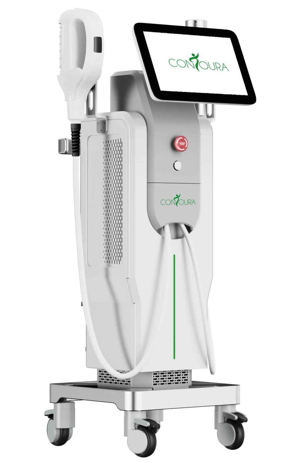 Left side of Contaura aesthetic body contouring machine by MedArt Technology