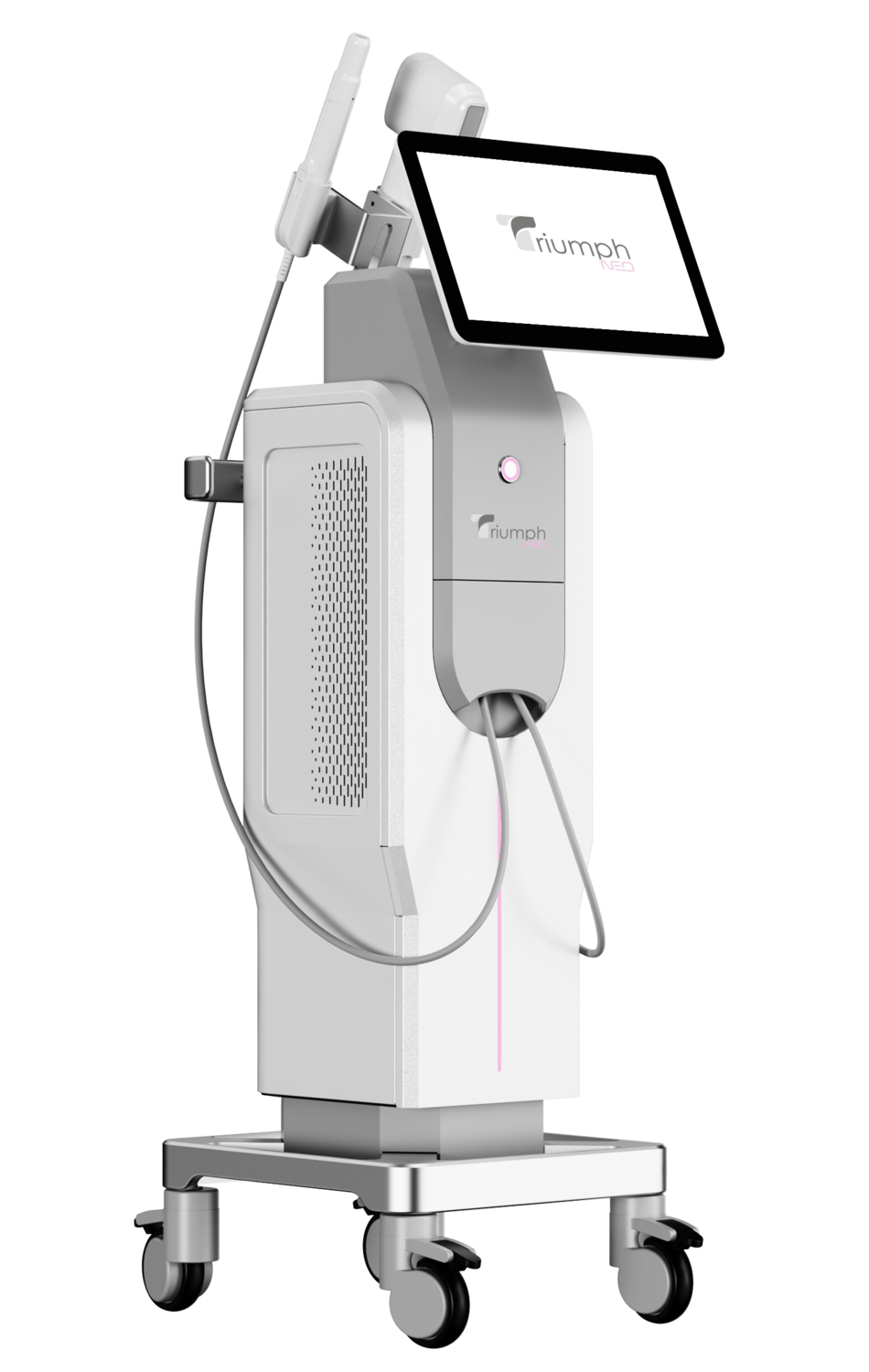 Left side view of Triumph Neo macro HIFU skin lifting and tightening device by MedArt Technology