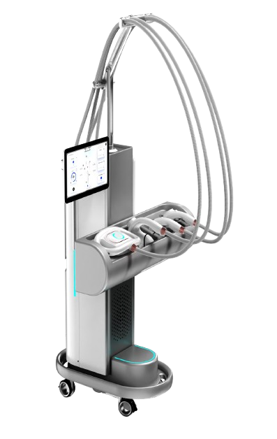 Left side of Cratus Plus aesthetic diode laser by MedArt Technology